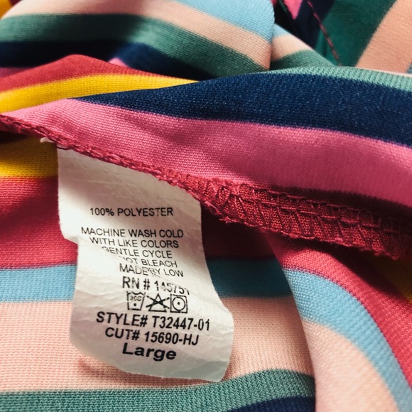 🍑Peach Love (California) Multicolor Top. Size:Large - Picture 6 of 6